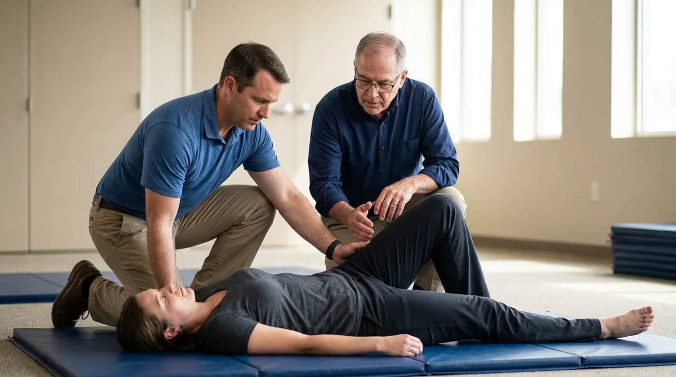 Renouveler certificat SST lors d’un exercice pratique à Certines – étape 5 Renouveler certificat SST lors d’un exercice pratique à Certines – étape 5