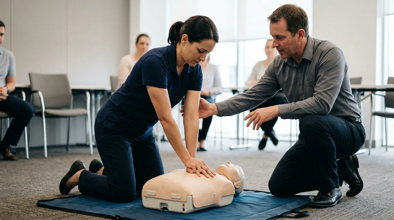 Renouveler certificat SST lors d’un exercice pratique à Certines – étape 7 Renouveler certificat SST lors d’un exercice pratique à Certines – étape 7